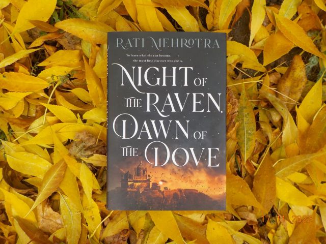 book in yellow leaves